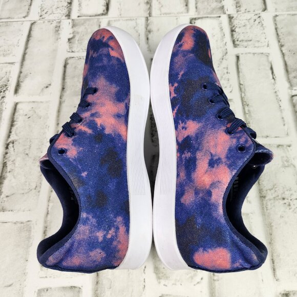 NoBull Tie-Dye Canvas Trainer Women's Sz 7 Blue Pink Athletic Gym CrossFit Shoes - Picture 7 of 10